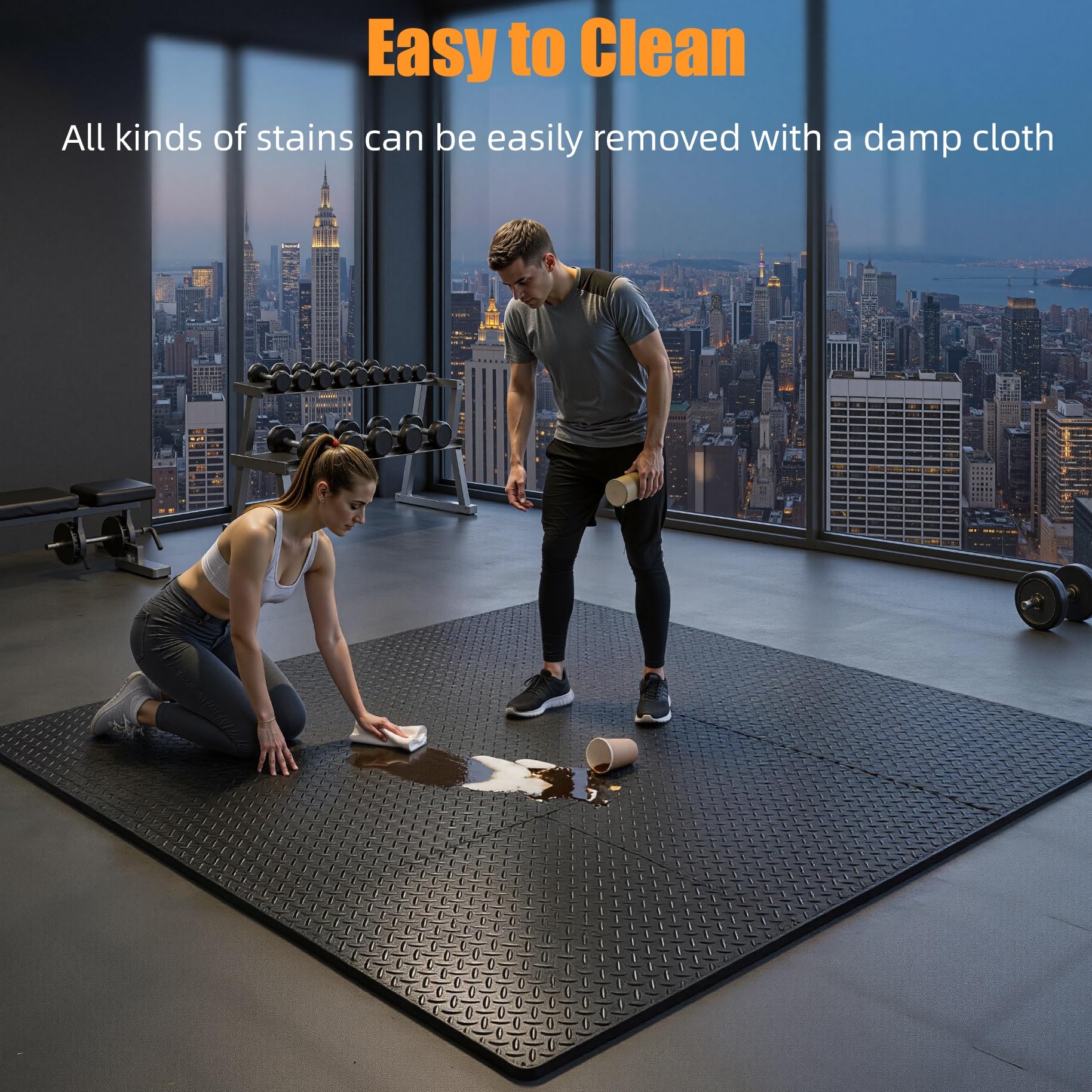 Amazon.com: ZENY Puzzle Exercise Mat, 0.75'' Thick EVA